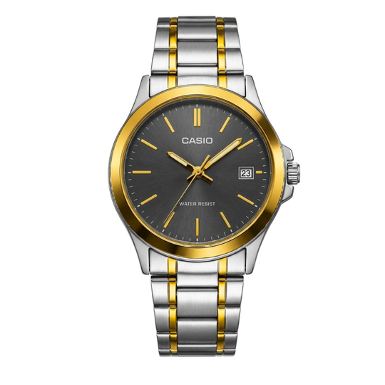 Casio Quartz Two-Tone Stainless Steel Watch
