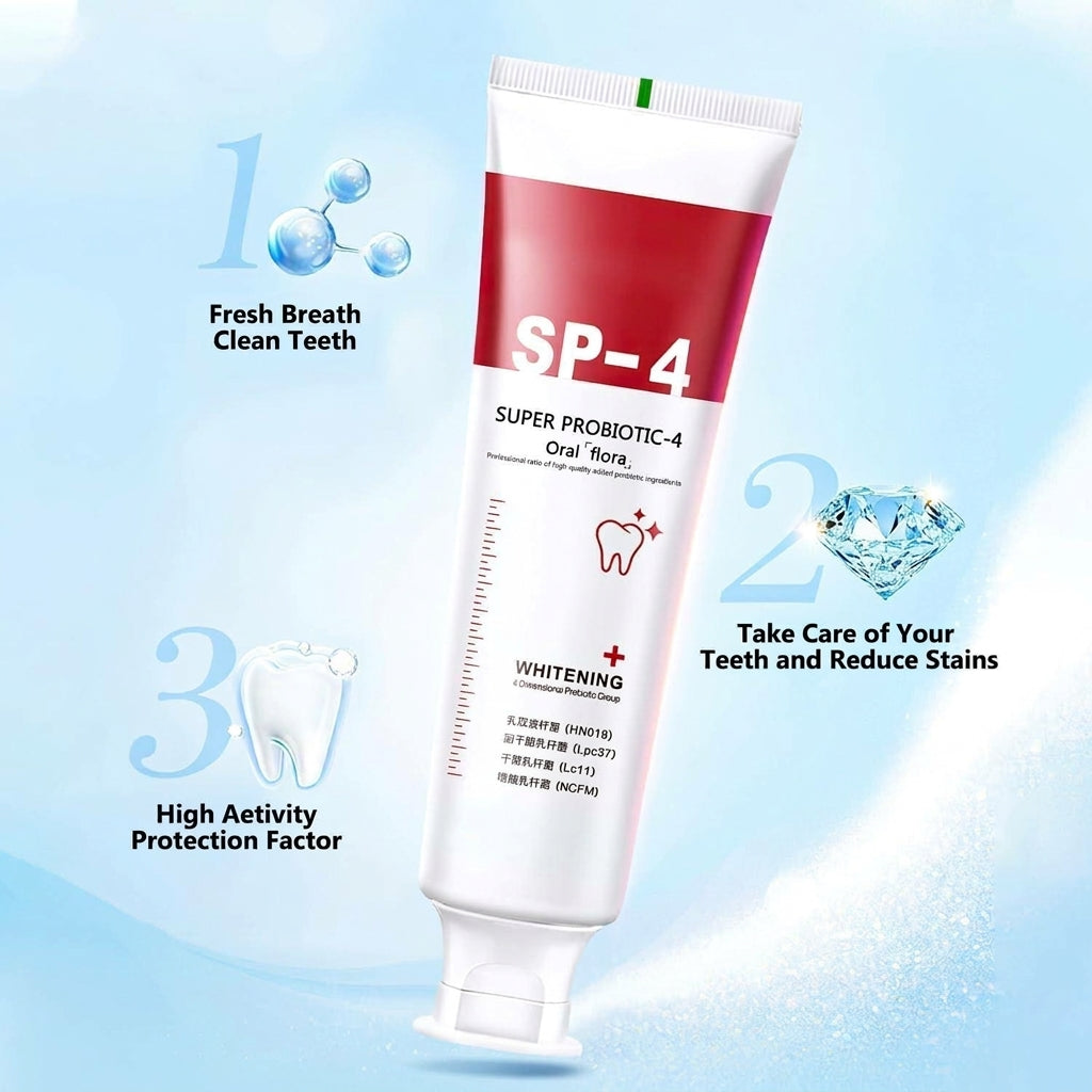 SP-4 Probiotic Teeth Whitening Toothpaste