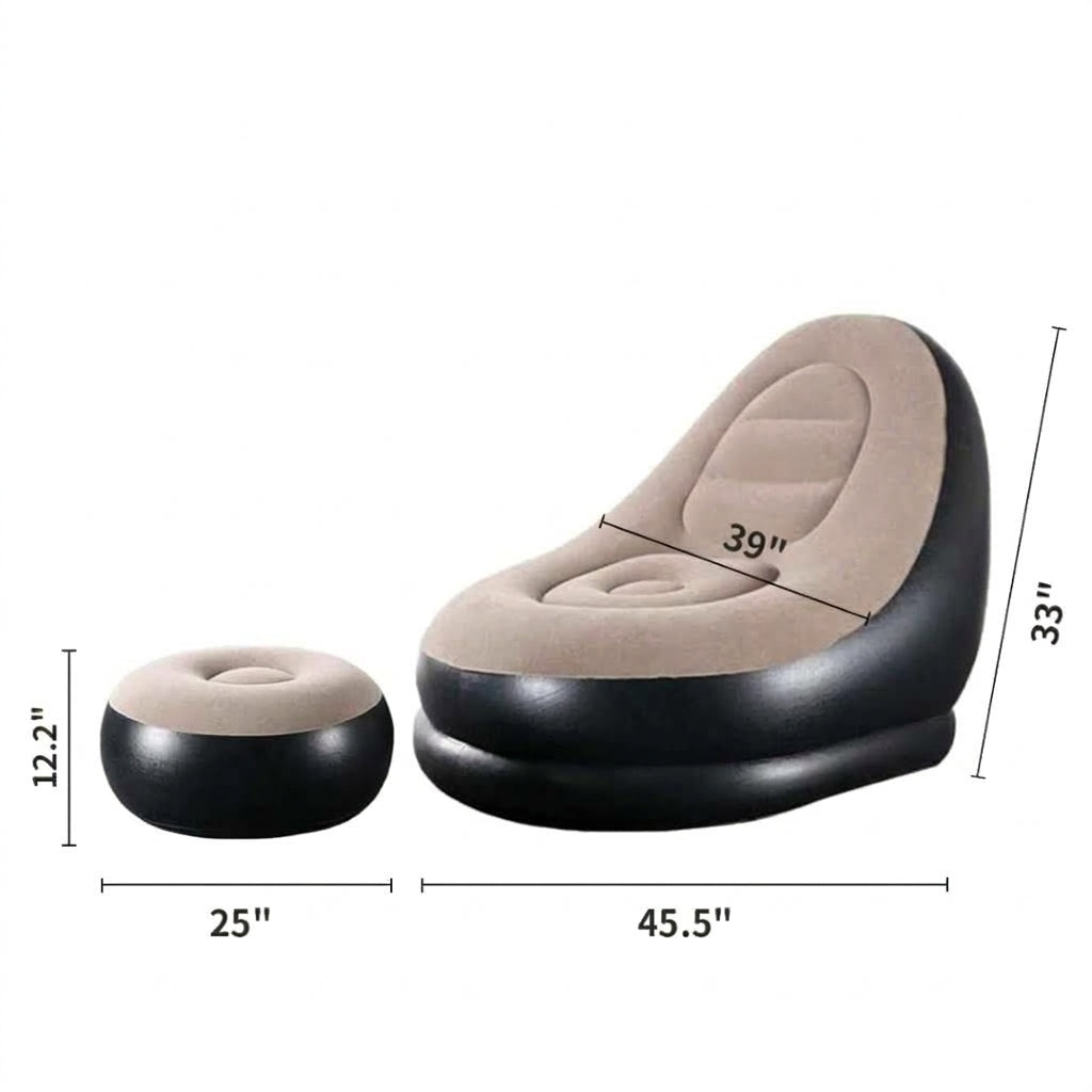 Inflatable Sofa Chair with Footrest