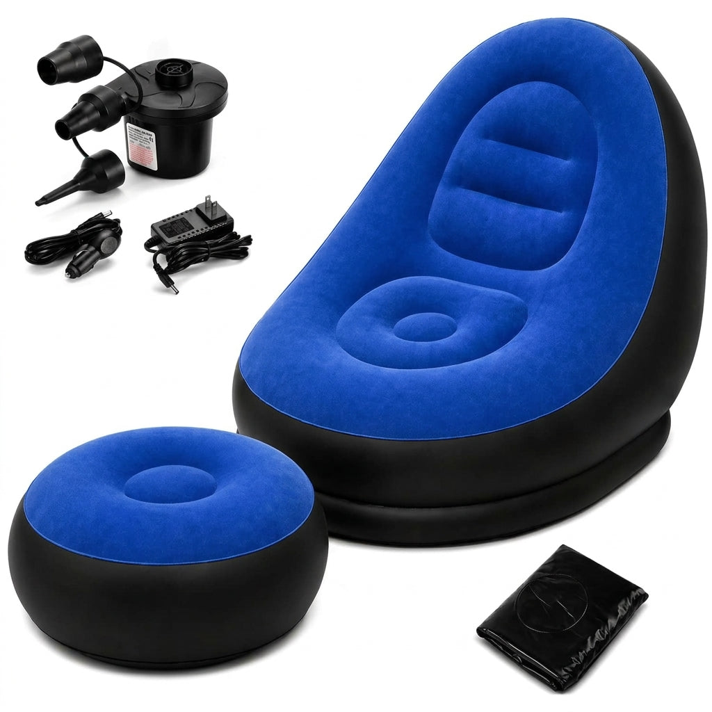 Inflatable Sofa Chair with Footrest